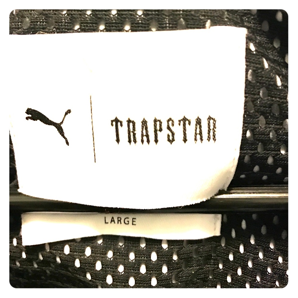 Puma. Trapstar hooded quarter zip jacket