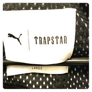 Puma. Trapstar hooded quarter zip jacket