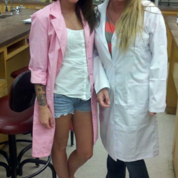 BARBIE Pink lab/Doctor coat!! XS Doctor Barbie Halloween costume - Picture 1 of 4