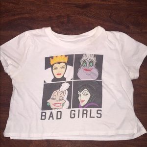 Bad Girls Disney Villains Crop Top