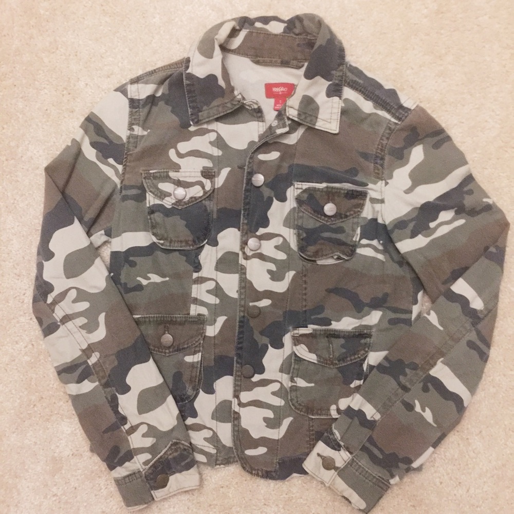 Green military jacket