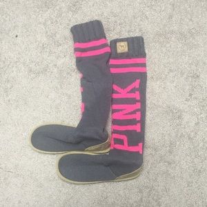 PINK VICTORIAS SECRET MUKLUKS