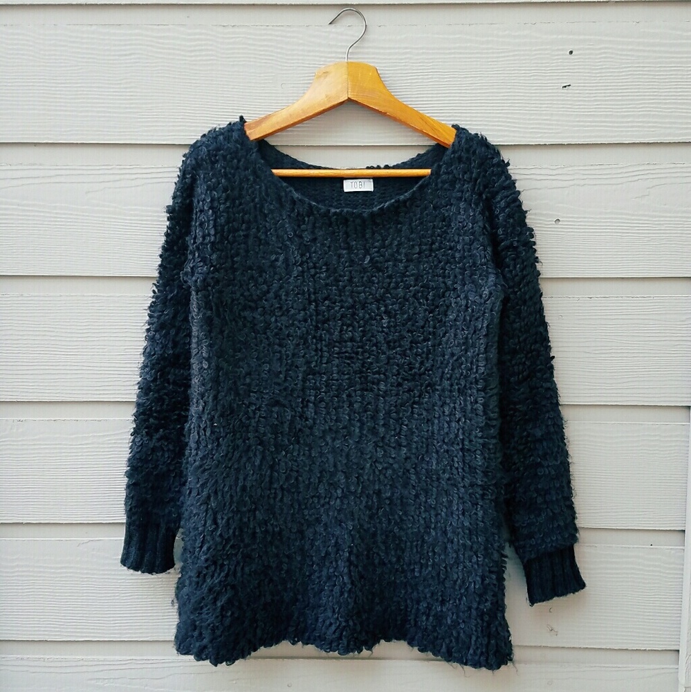Soft Black Knit Sweater