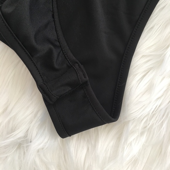 Hype L bodysuit black silver sequin stretch top - Picture 7 of 7