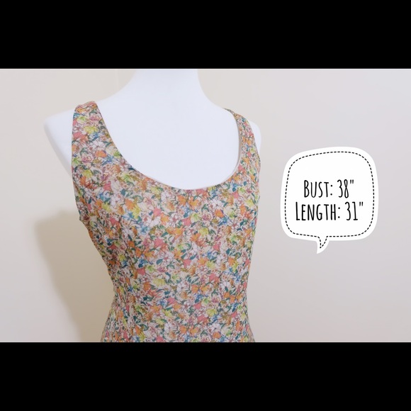 Floral Sleeveless size Large Dress - Picture 2 of 7