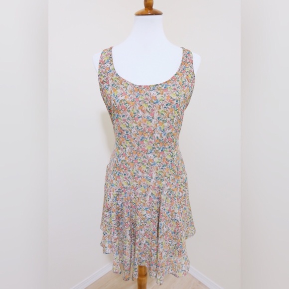 Floral Sleeveless size Large Dress - Picture 3 of 7
