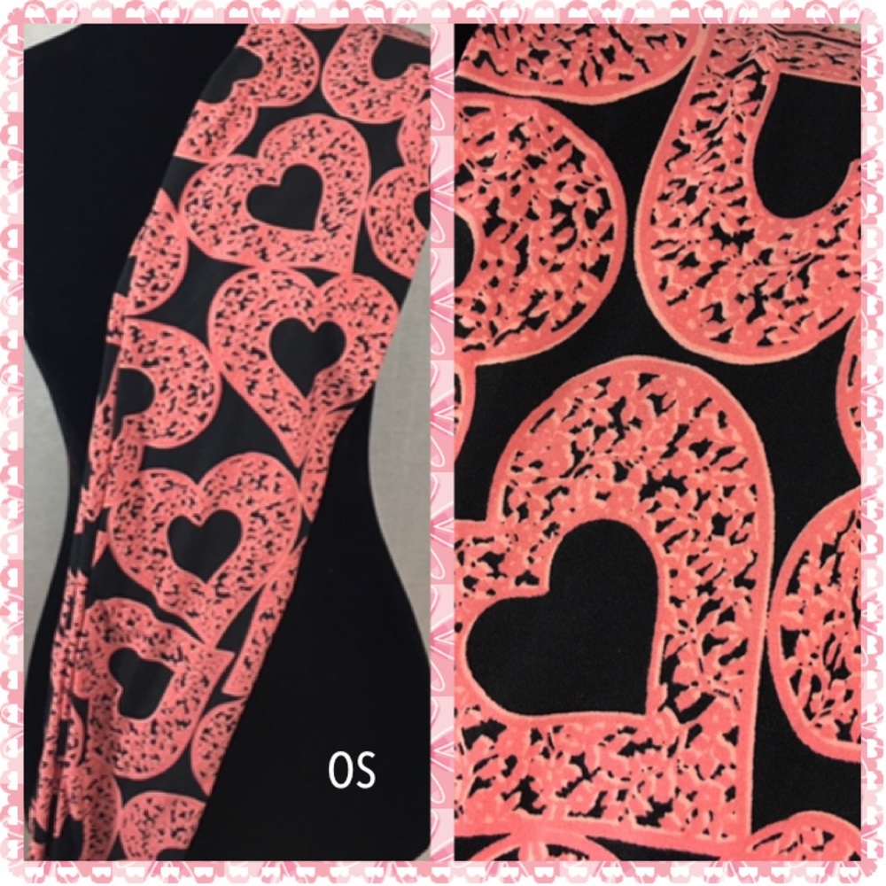 LuLaRoe Valentines Leggings.  NEW with tag!