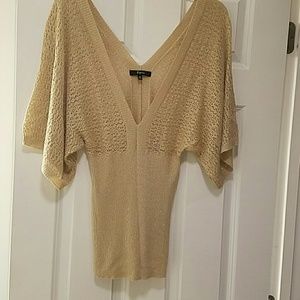 Gorgeous gold shimmering sweater