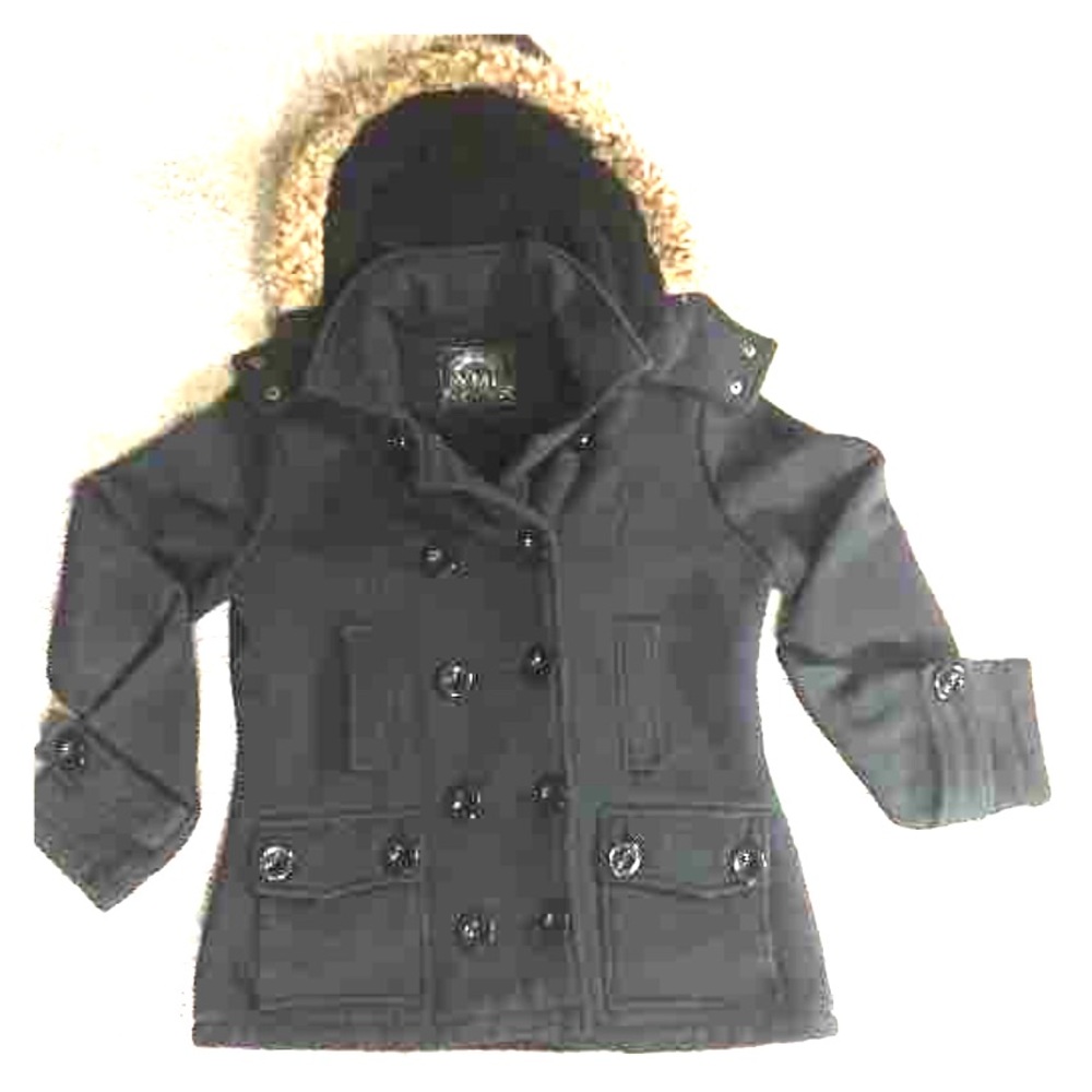 Black sweatshirt/Jacket with fuzzy lining XS