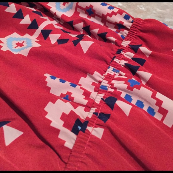 ✨FINAL PRICE✨One Shoulder Aztec Boho Mini Dress - Picture 4 of 4