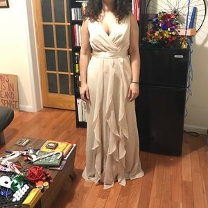 Vera Wang David's Bridal Bridesmaid Champagne