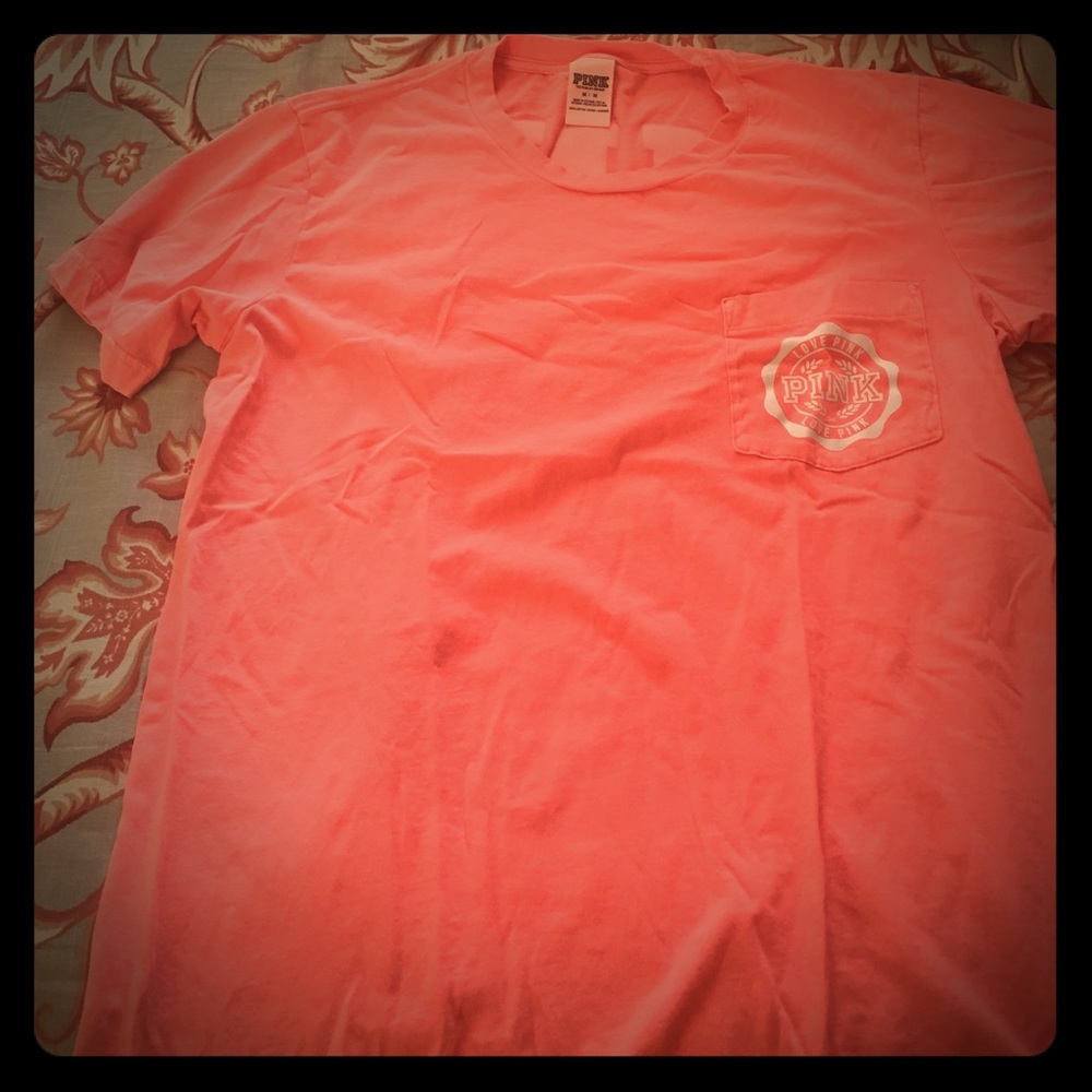 Pink jersey tee