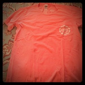 Pink jersey tee