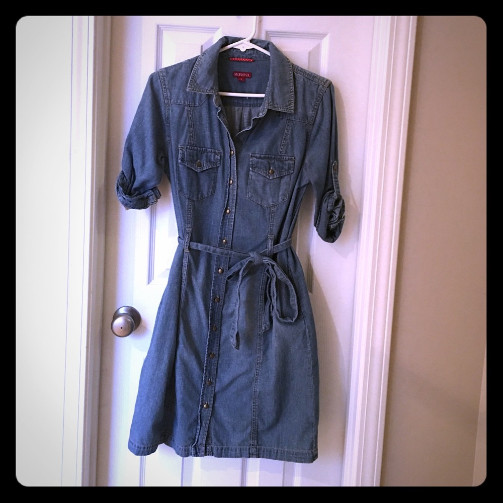 Denim dress
