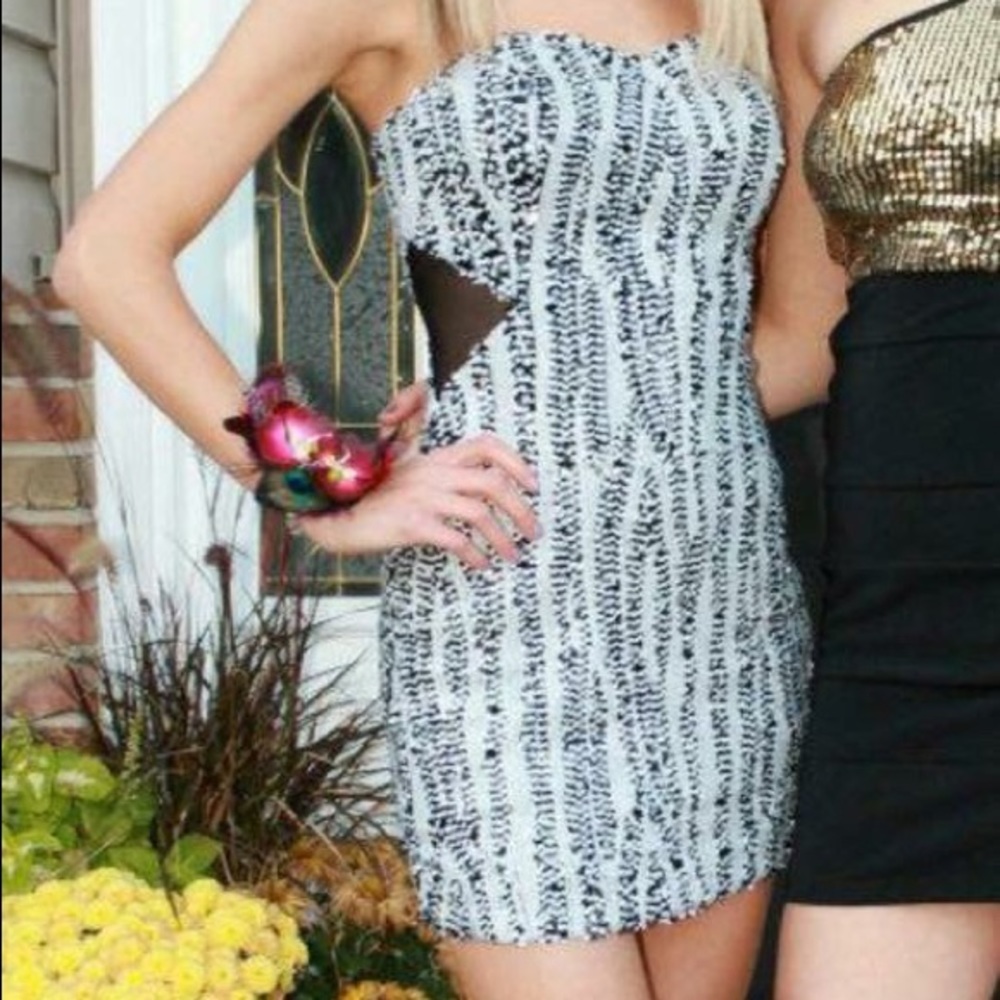 Short sequin dress