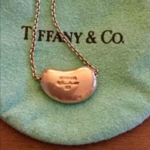 Tiffany Elsa Peretti Bean Necklace