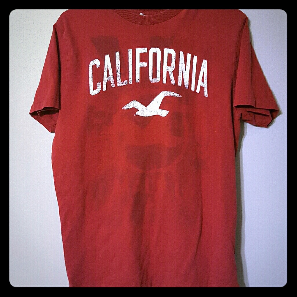Red Hollister shirt