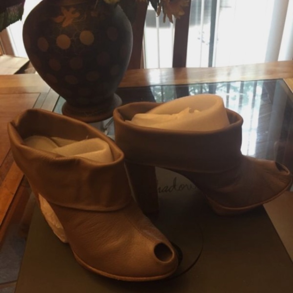 Mea Shadow Open Toe Booties - image 1