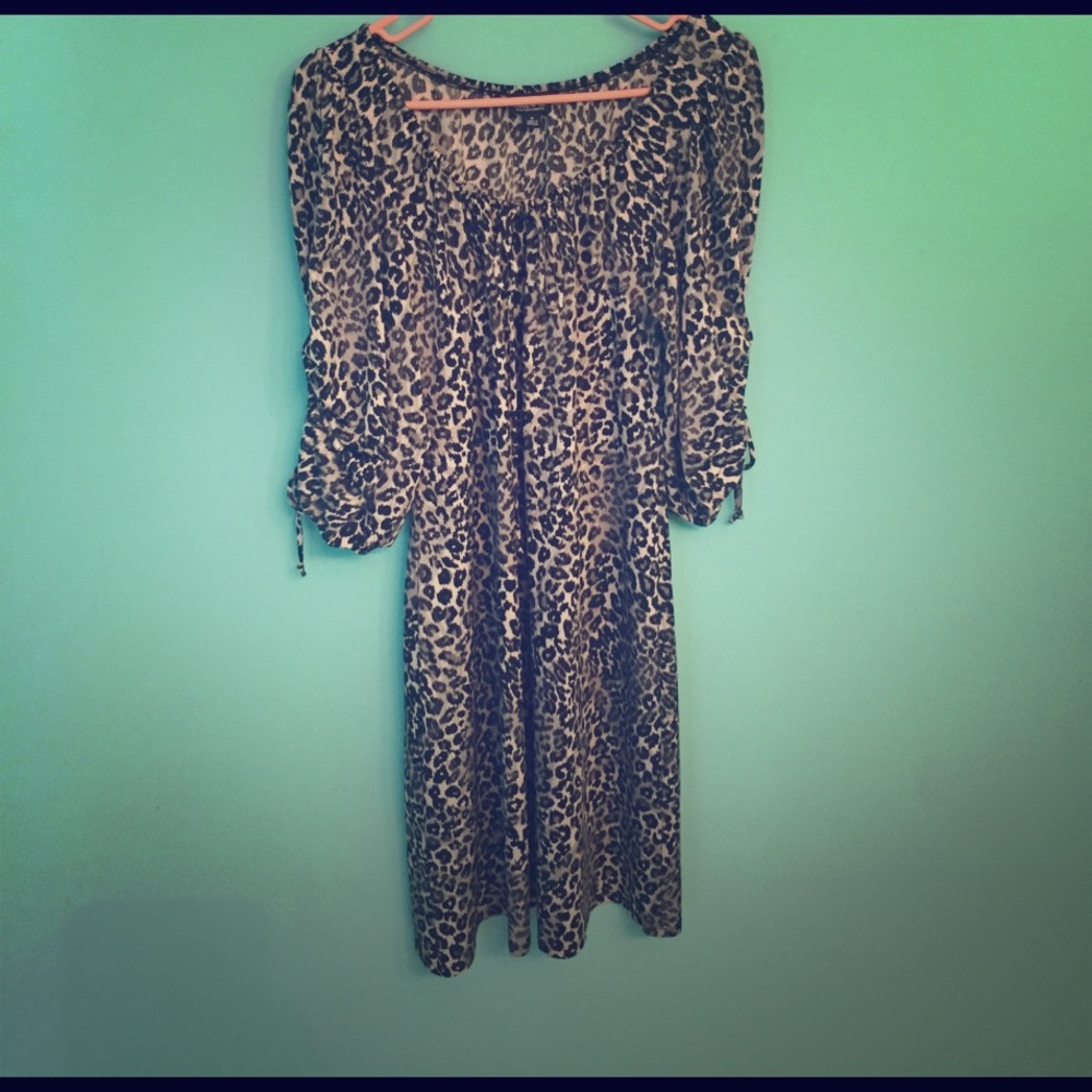 Leopard swing dress