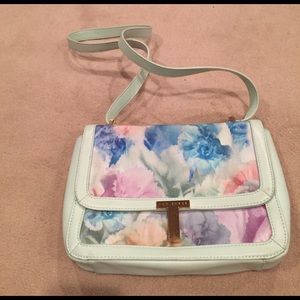 Ted Baker mint green floral crossbody