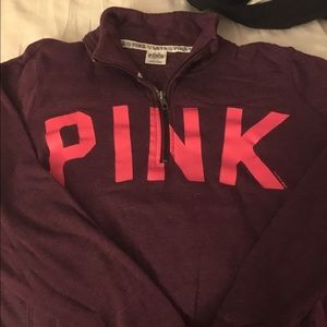 PINK by Victoria's Secret Half Zip Sweatshirt