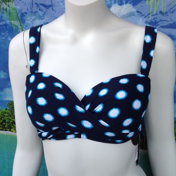 coco reef Other - NEW COCO REEF navy blue bikini bra swim top 32 34D