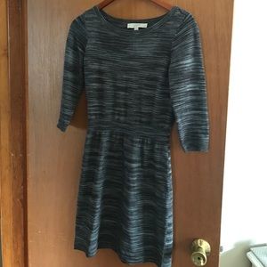 Loft grey knit dress