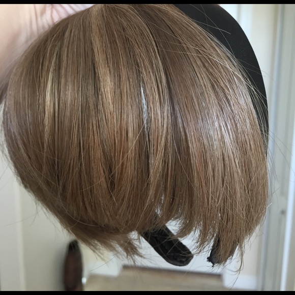 NEW light brown bangs with blonde highlights - Picture 2 of 5