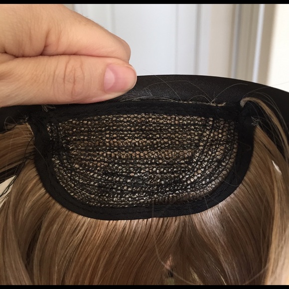 NEW light brown bangs with blonde highlights - Picture 4 of 5