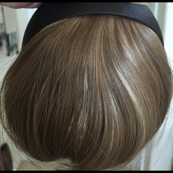 NEW light brown bangs with blonde highlights - Picture 5 of 5