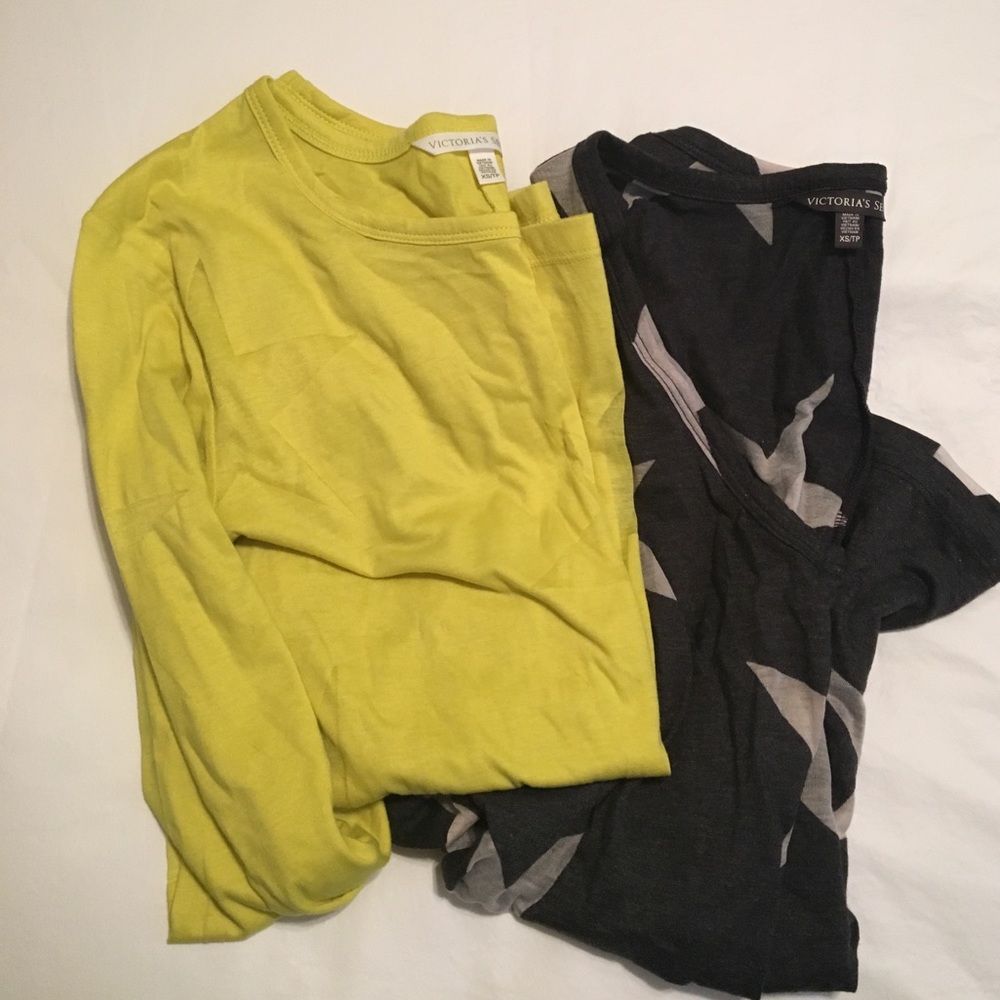 Bundle of Victoria's Secret long sleeve tees