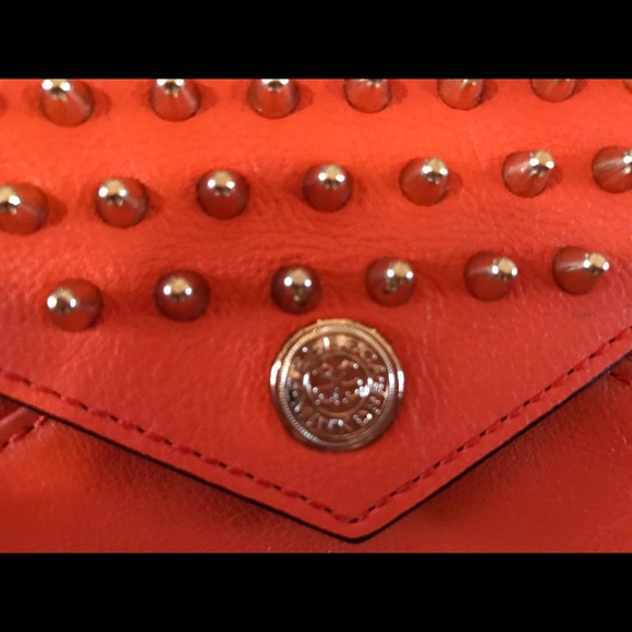 Rebecca Minkoff Orange Studded Crossbody NWT - Picture 7 of 8