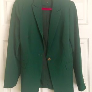 Emerald green blazer