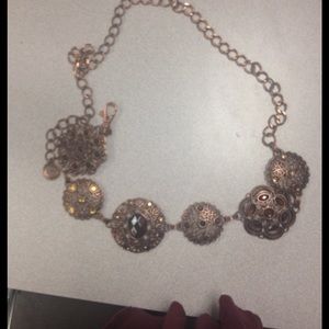 Chico's copper and rhinestone belt