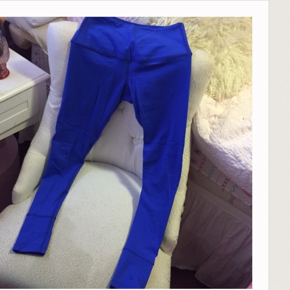 Split 59 cobalt blue leggings