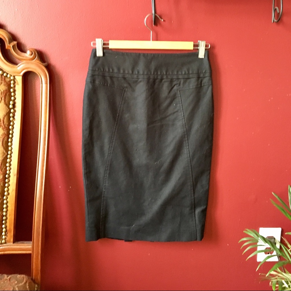 Black Club Monaco Pencil Skirt