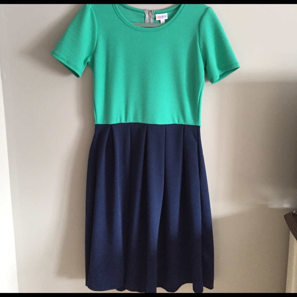 LulaRoe Amelia Colorblock Dress
