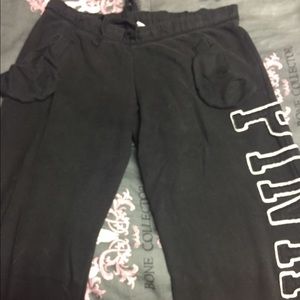 Black Victoria Secret boyfriend sweats