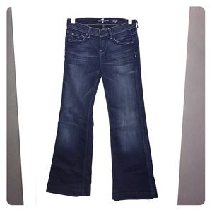 7 for all mankind Dojo wide leg jeans 25
