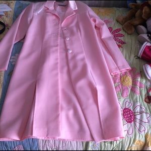 Vintage pastel pink dress and jacket set
