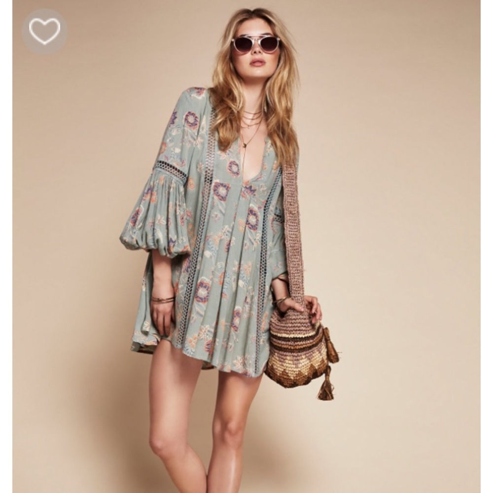 Free People tunic blouse/mini dress NWT - Picture 2 of 3