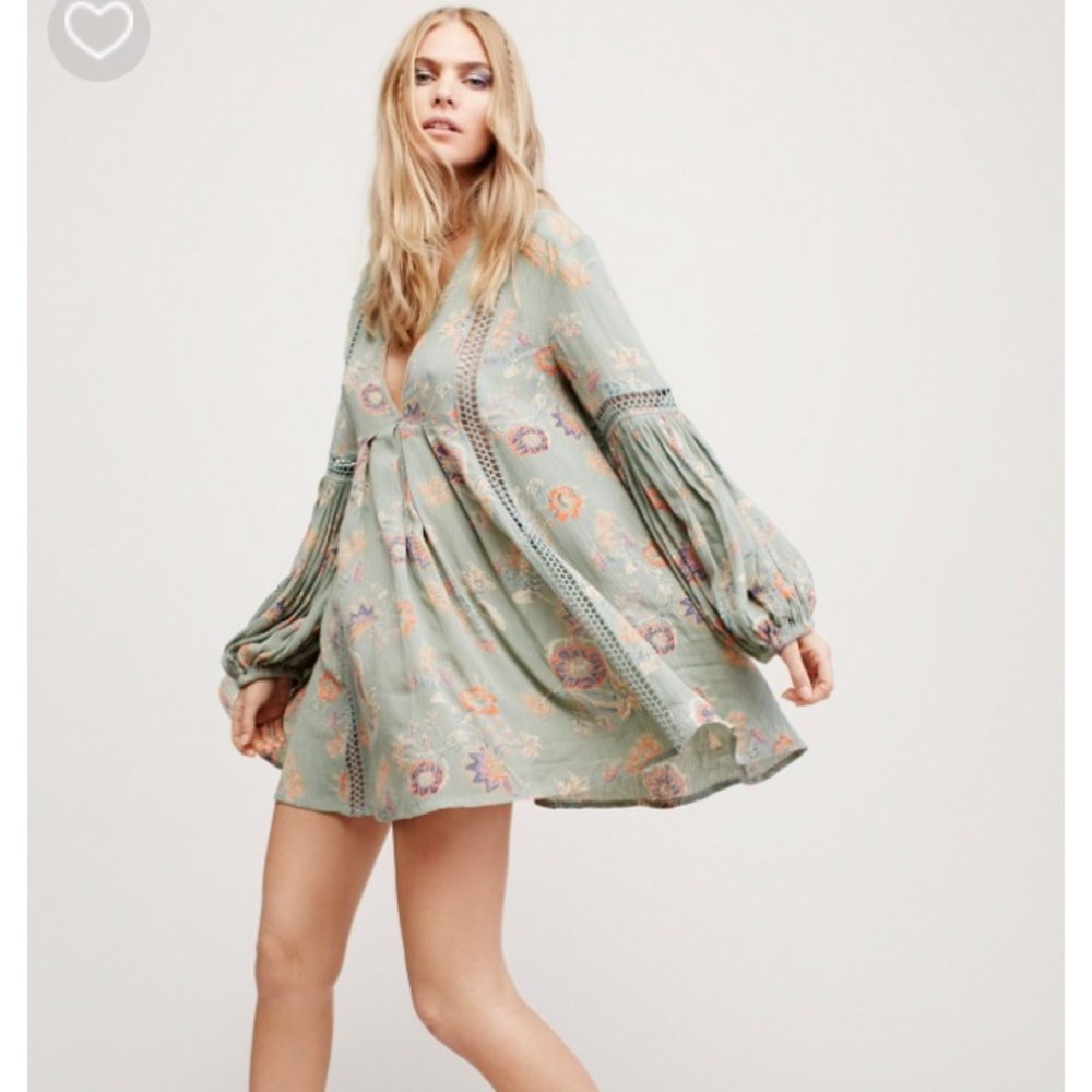 Free People tunic blouse/mini dress NWT - Picture 3 of 3