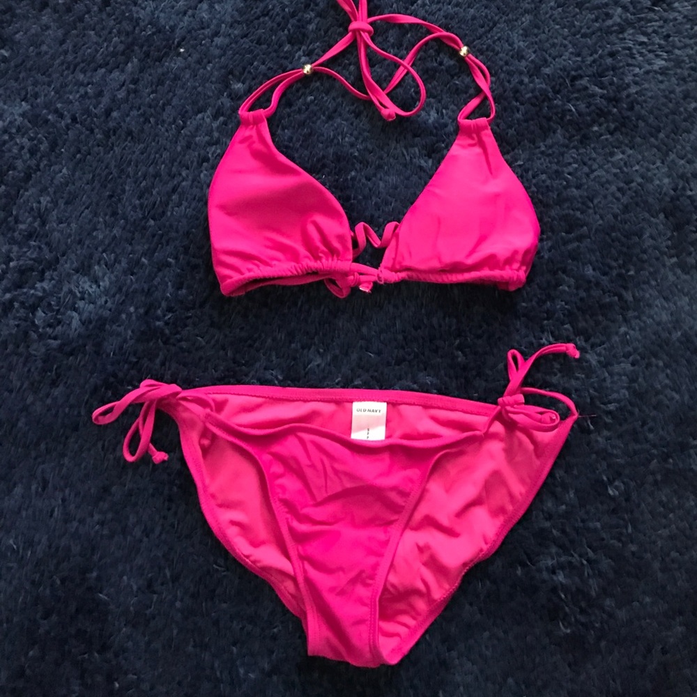 Old Navy Pink Bikini Swimsuit