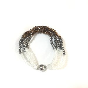 Magnet Clasp Beaded Bracelet