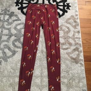 os lularoe snuggled fox leggings