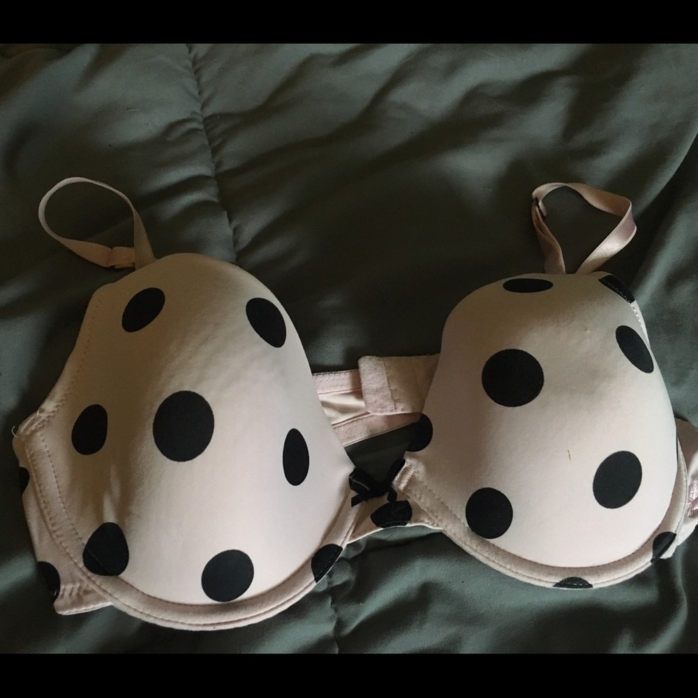 Polka dot bra
