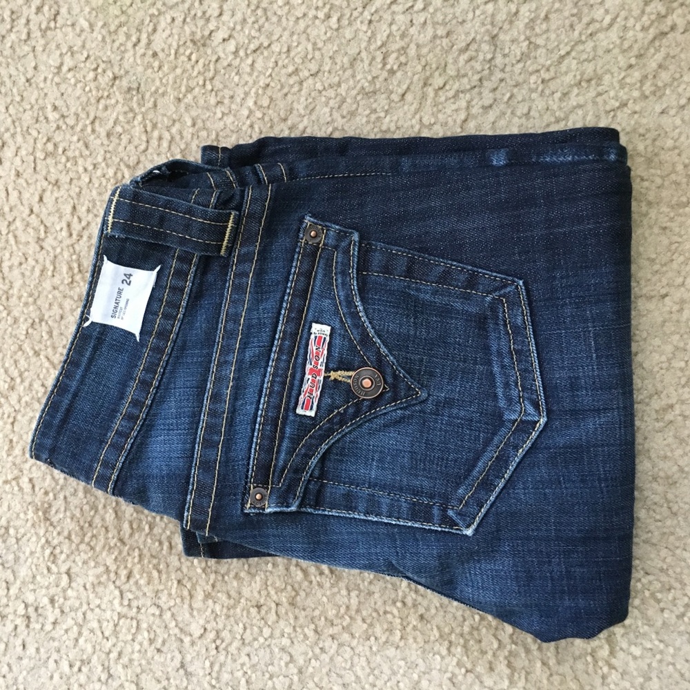 Hudson signature boot cut in ELM size 24. Like new