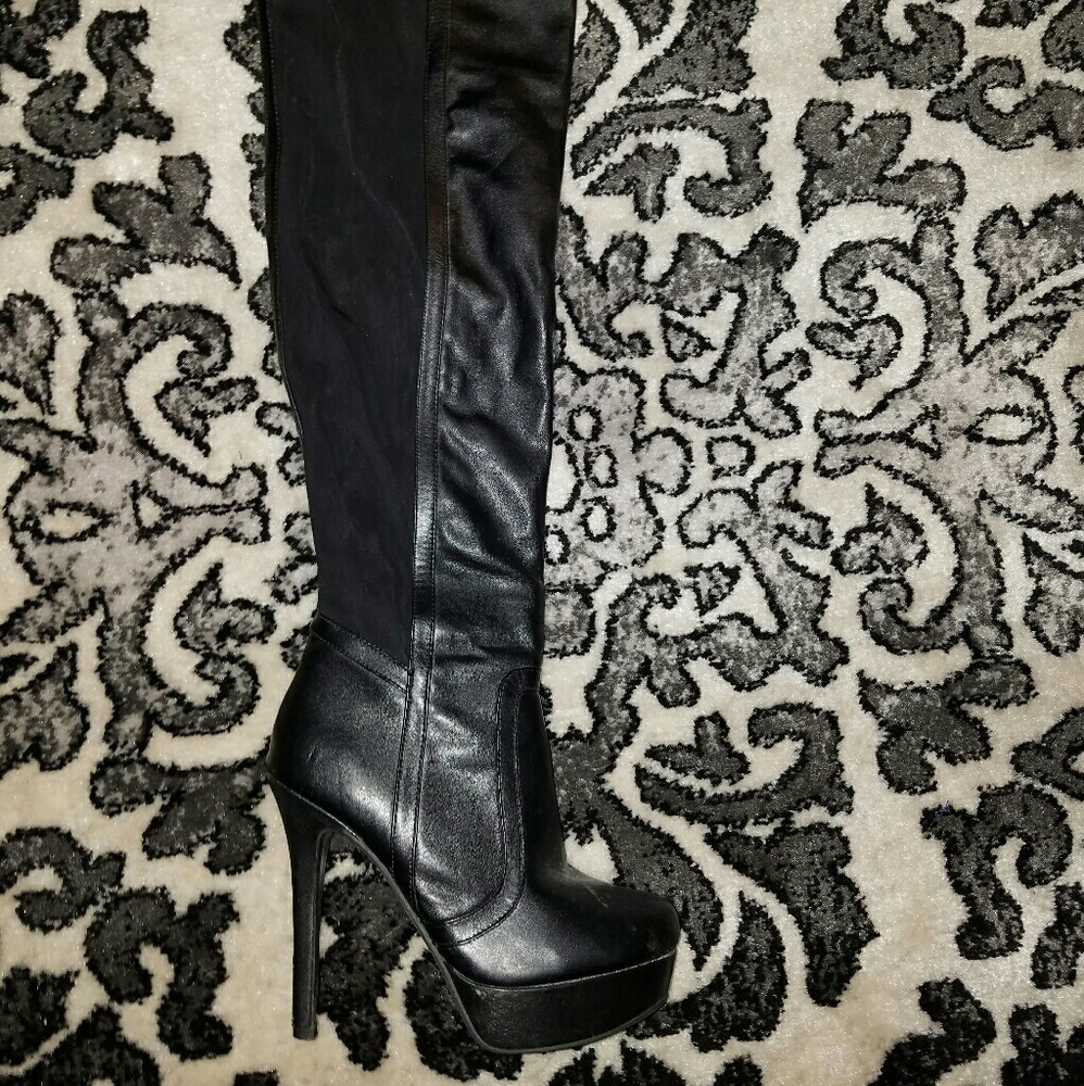 Over the knee pumps