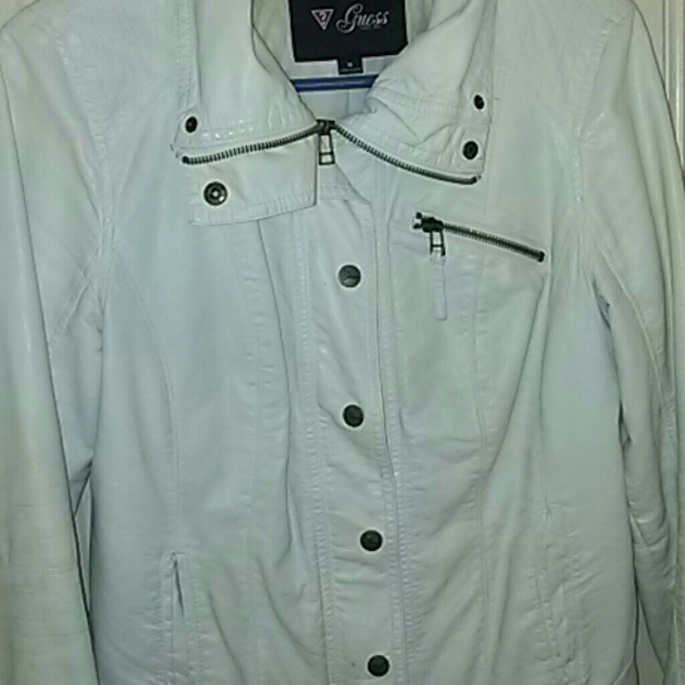 White Leather Jacket