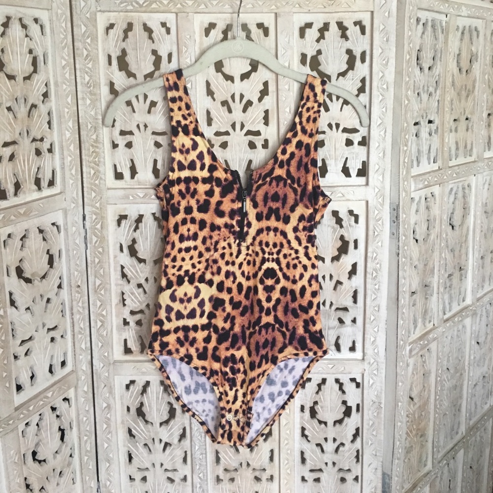Trendy leopard bodysuit topshop